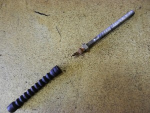 リトルカブ 切断フロントブレーキワイヤー