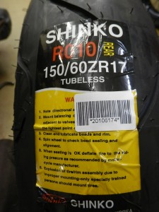 SHINKO R010 APEX 150/60ZR17 4