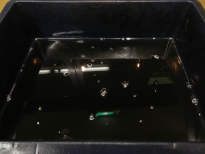 エアフィルター清掃後の灯油