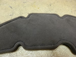 エアフィルター清掃後の乾いた状態