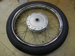 スーパーカブ90 Fタイヤ交換