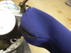 自作ハンドルカバー