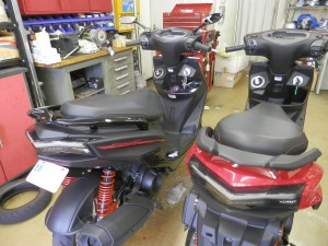 2台のシグナスX SR