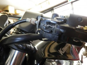 NINJA250R クラッチケーブル切れ (3)